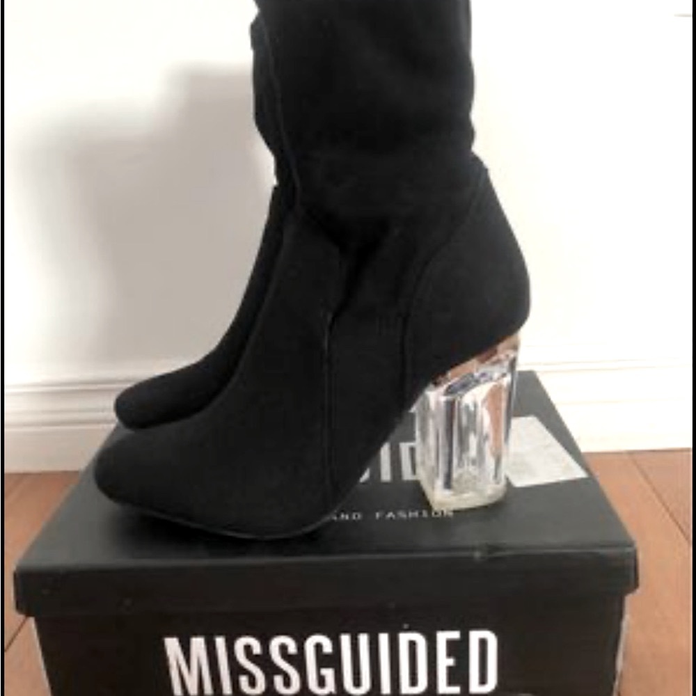 Black Ankle Boots- Missguided
